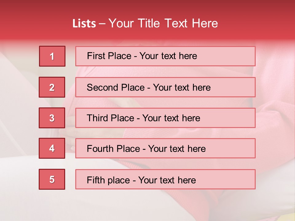 Attractive Clothing White PowerPoint Template