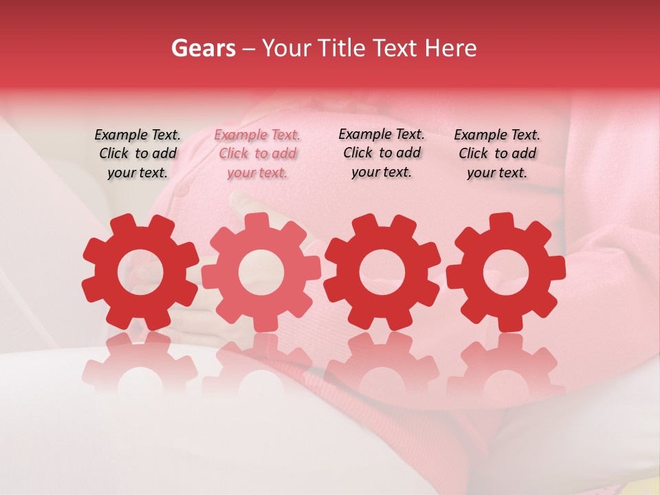 Attractive Clothing White PowerPoint Template