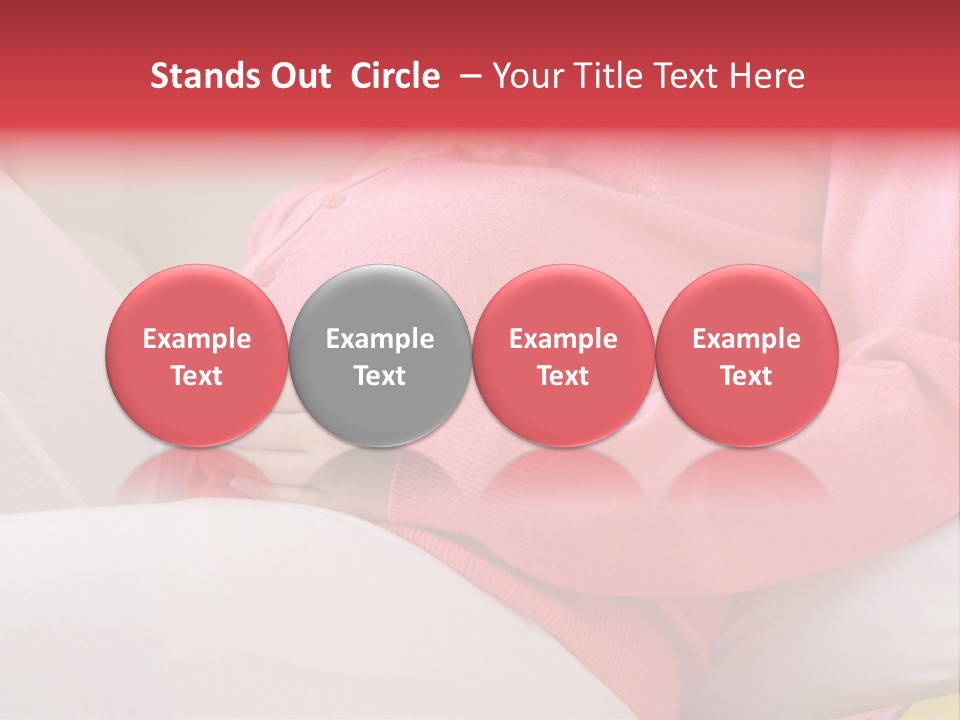 Attractive Clothing White PowerPoint Template