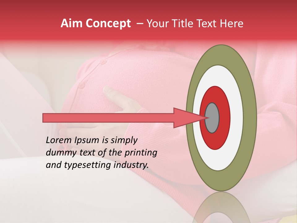 Attractive Clothing White PowerPoint Template