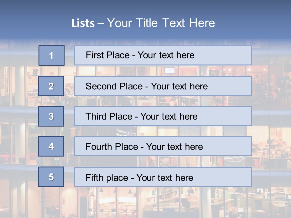Detail Pane Many PowerPoint Template