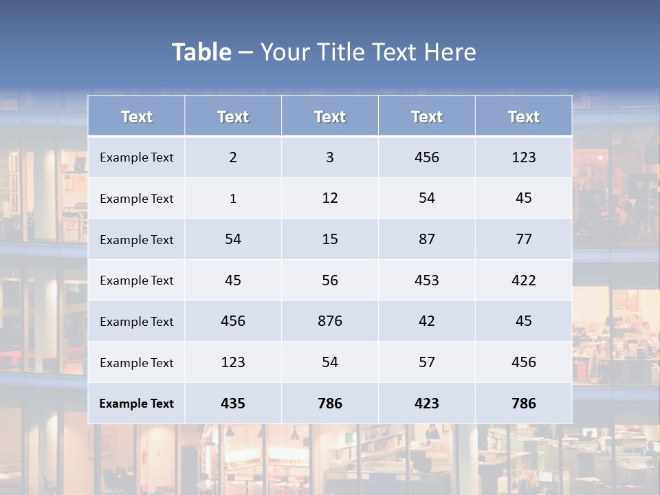 Detail Pane Many PowerPoint Template
