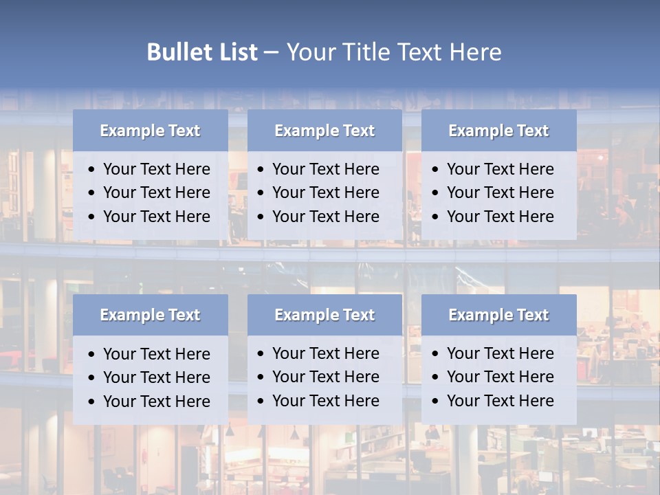 Detail Pane Many PowerPoint Template