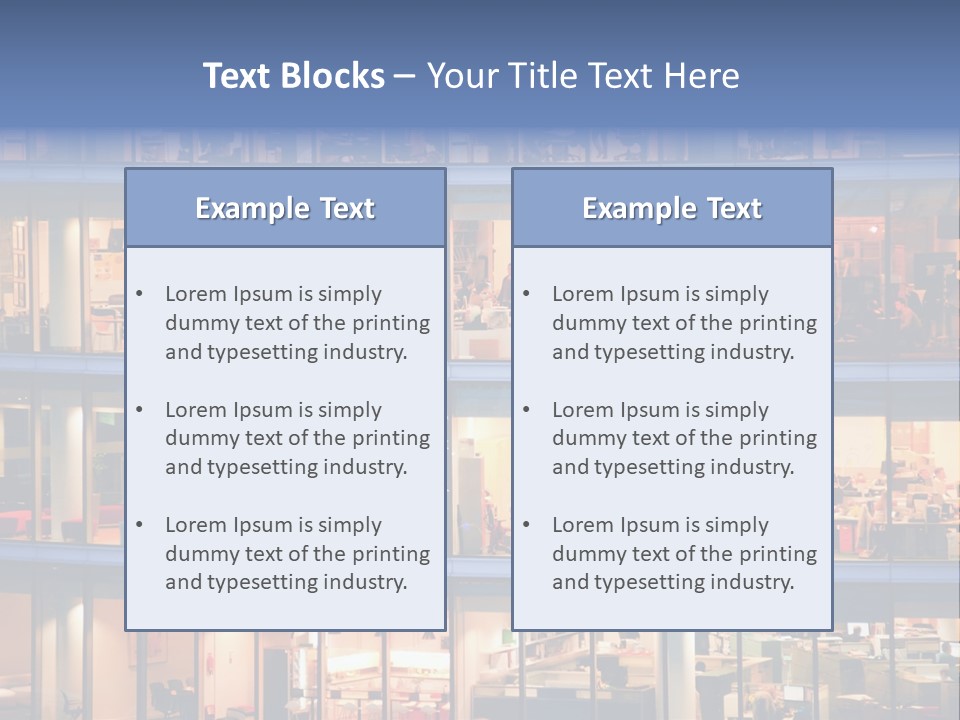 Detail Pane Many PowerPoint Template