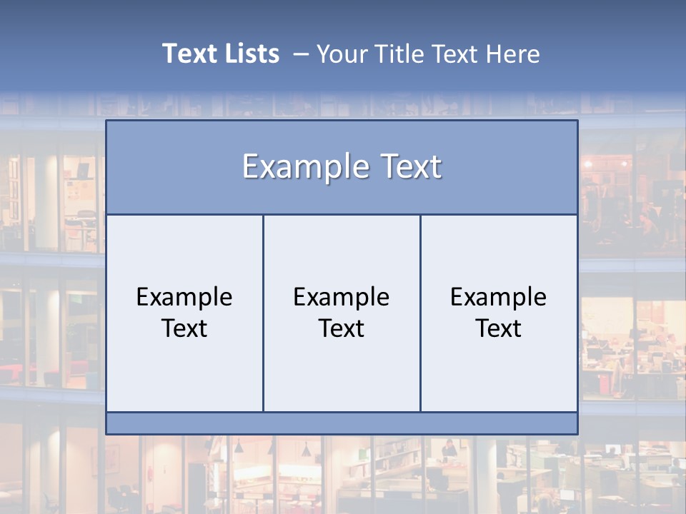 Detail Pane Many PowerPoint Template