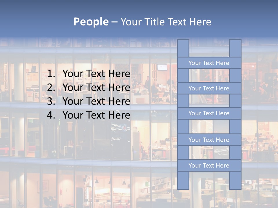 Detail Pane Many PowerPoint Template