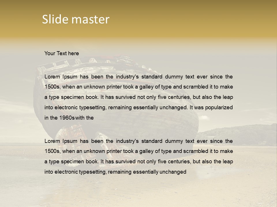 Dulas Bay Nature Fish PowerPoint Template