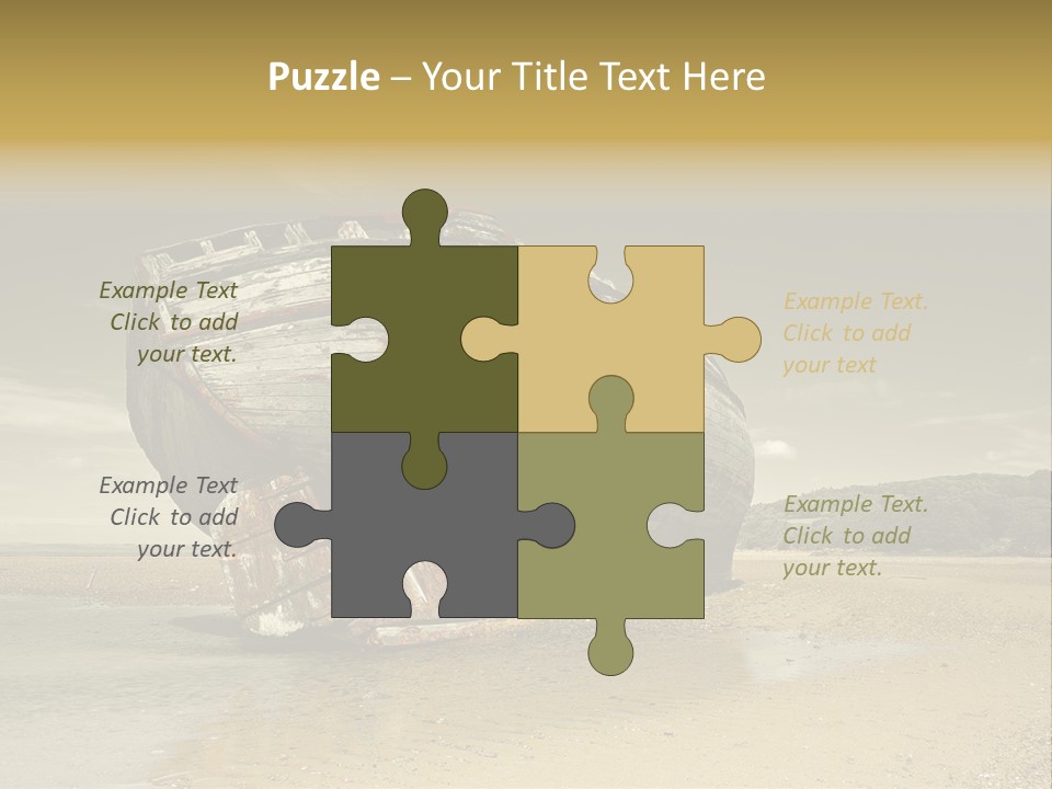 Dulas Bay Nature Fish PowerPoint Template