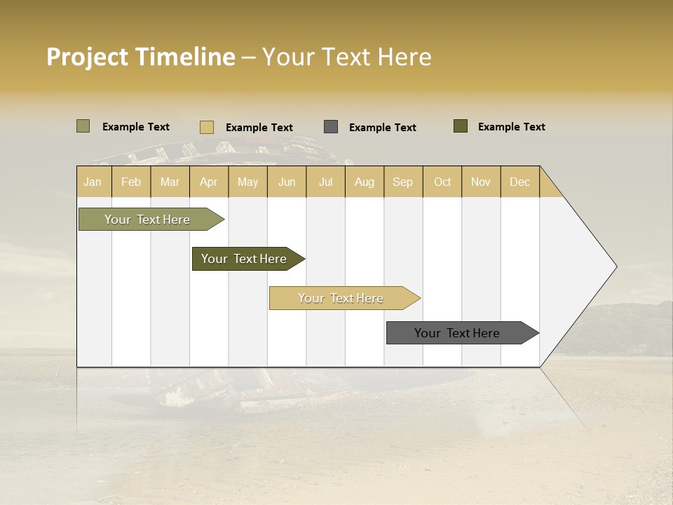 Dulas Bay Nature Fish PowerPoint Template