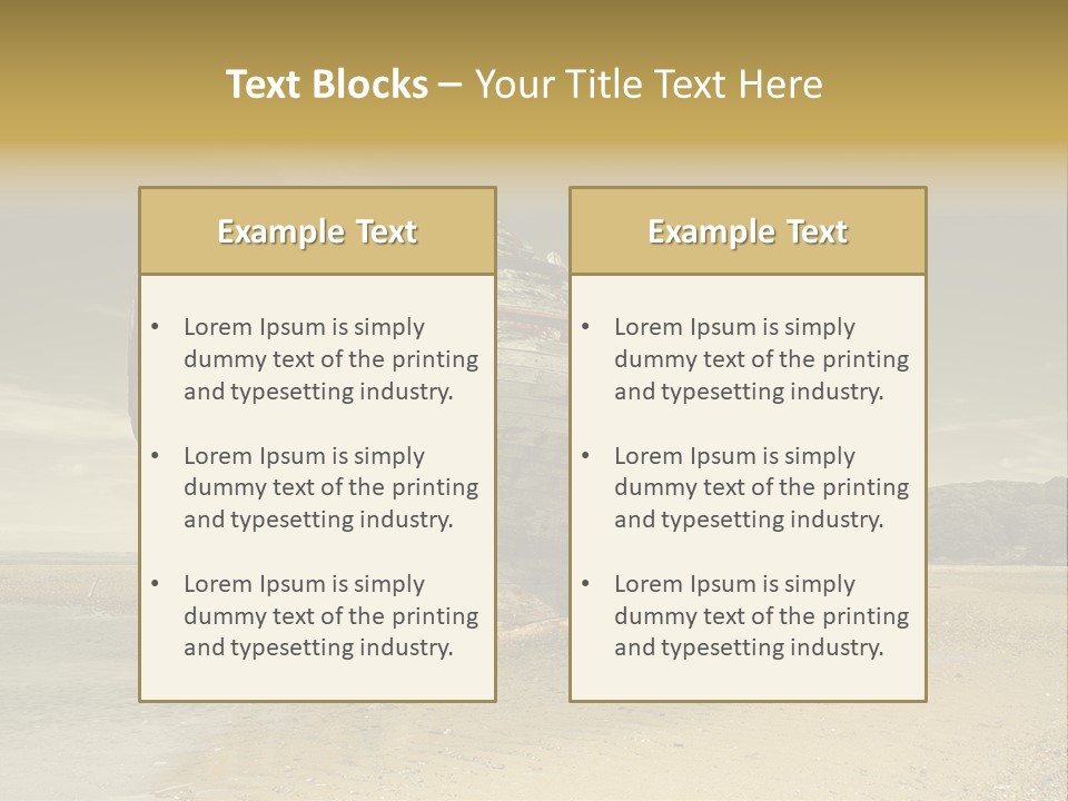 Dulas Bay Nature Fish PowerPoint Template