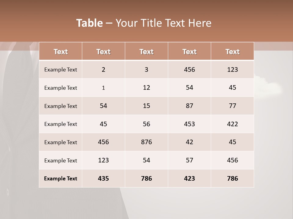 Man Keyboard Button PowerPoint Template