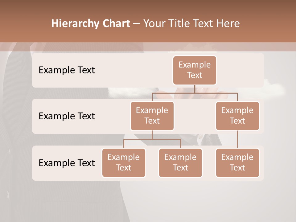 Man Keyboard Button PowerPoint Template