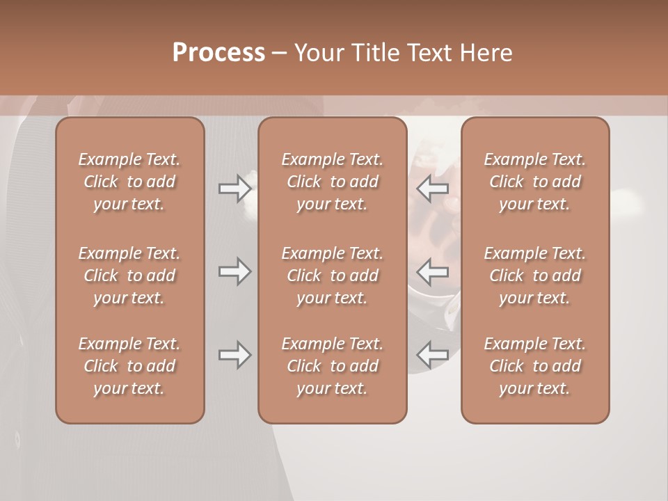 Man Keyboard Button PowerPoint Template