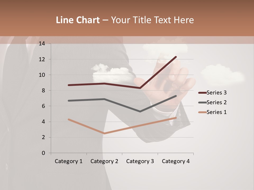 Man Keyboard Button PowerPoint Template