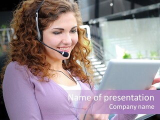 Conversation Telephone Phone PowerPoint Template