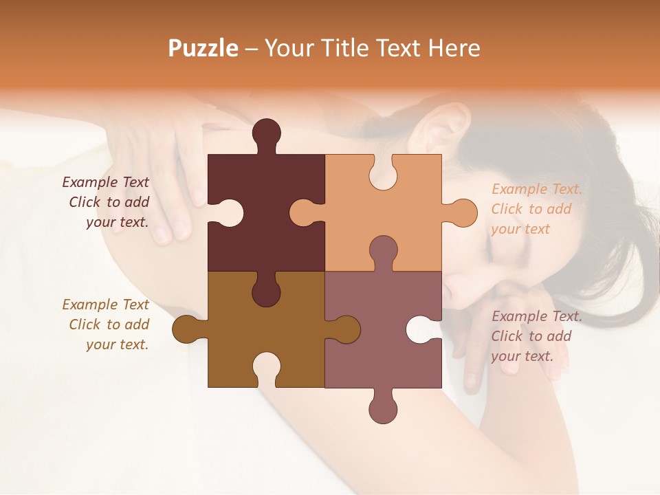 Pretty Health Care Massage PowerPoint Template