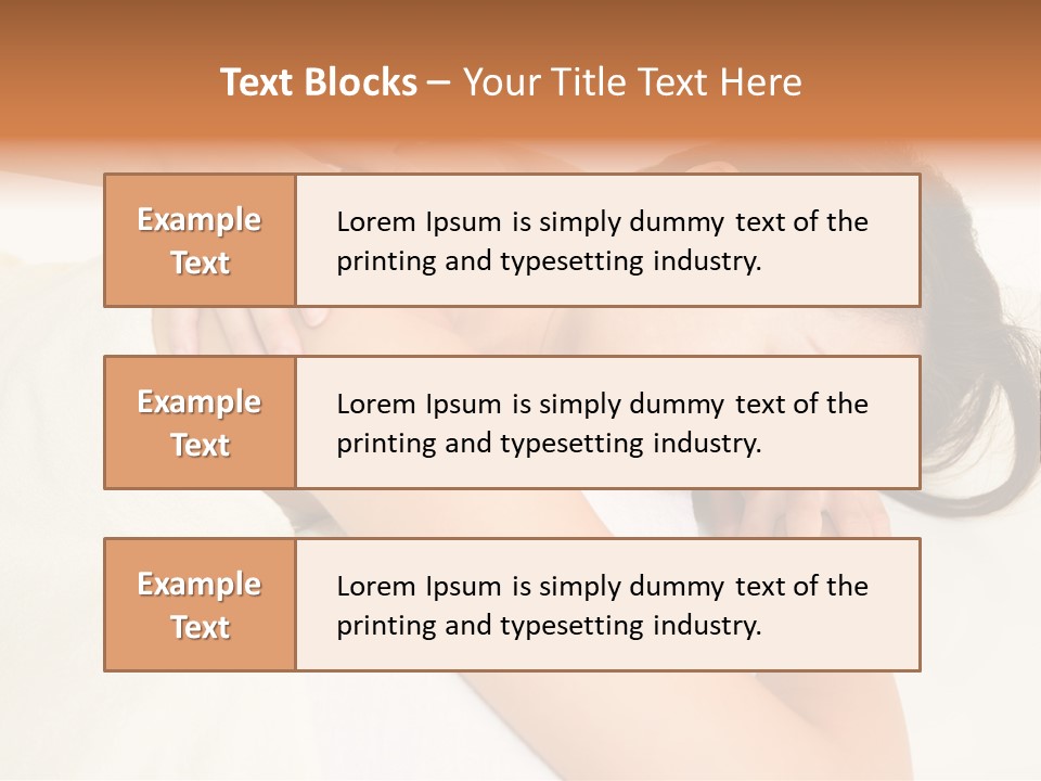 Pretty Health Care Massage PowerPoint Template