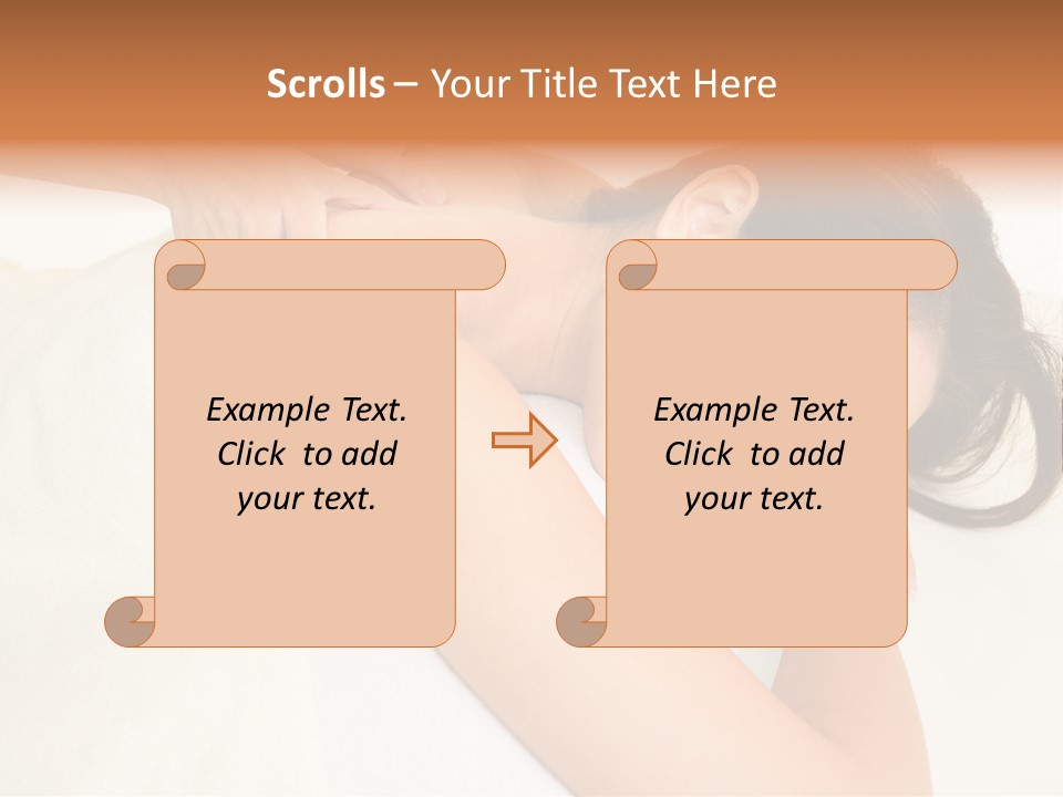 Pretty Health Care Massage PowerPoint Template