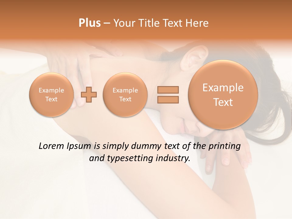 Pretty Health Care Massage PowerPoint Template