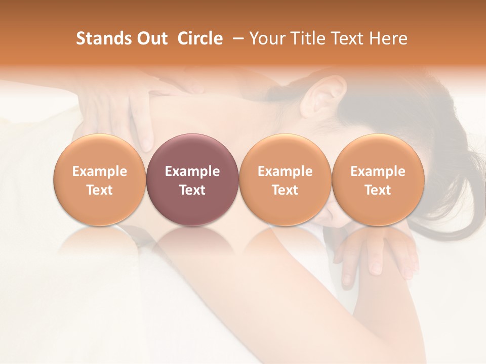 Pretty Health Care Massage PowerPoint Template