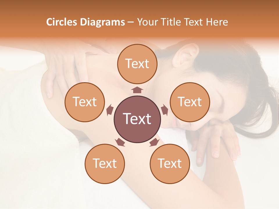 Pretty Health Care Massage PowerPoint Template