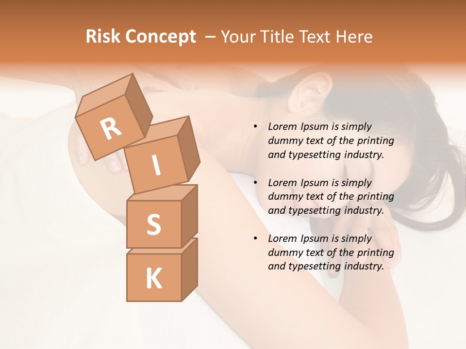 Pretty Health Care Massage PowerPoint Template