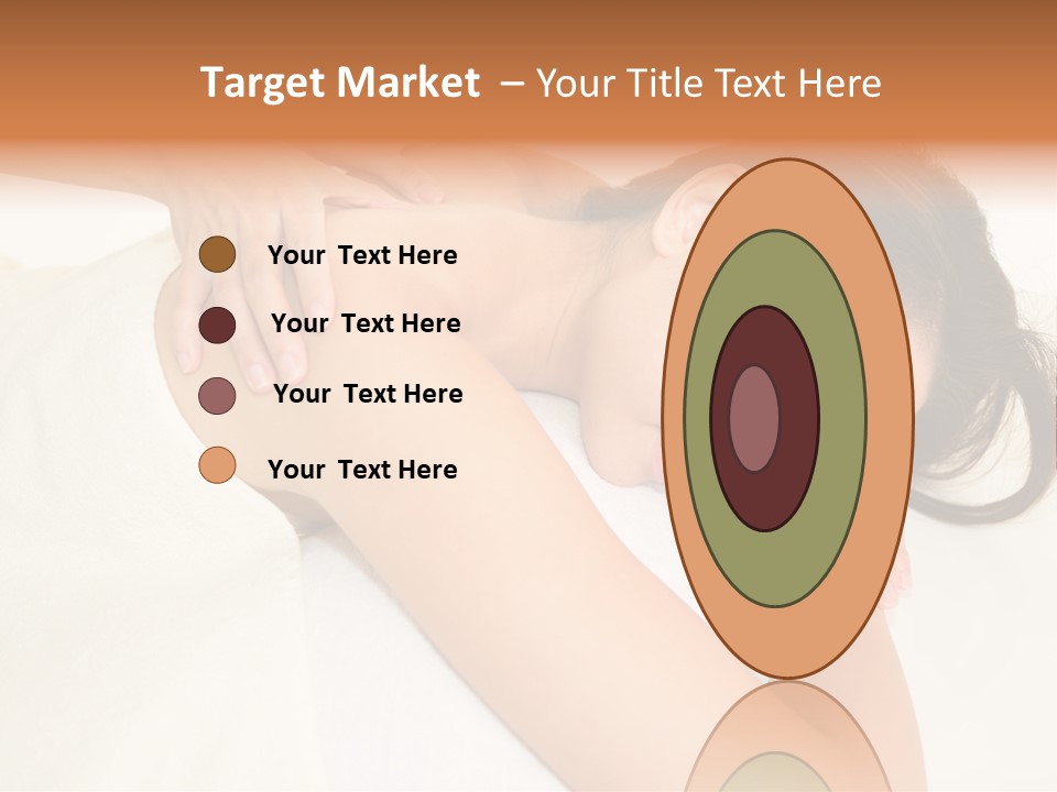 Pretty Health Care Massage PowerPoint Template