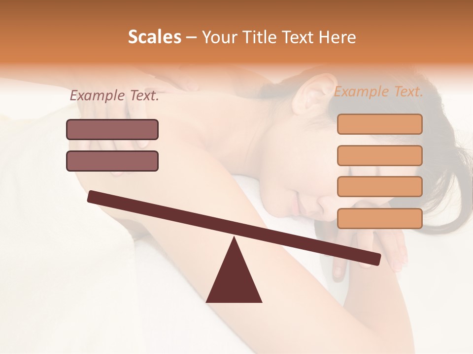 Pretty Health Care Massage PowerPoint Template