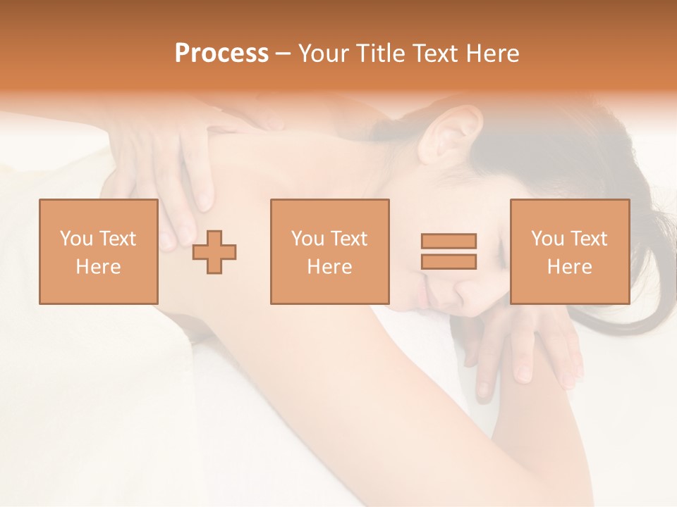 Pretty Health Care Massage PowerPoint Template
