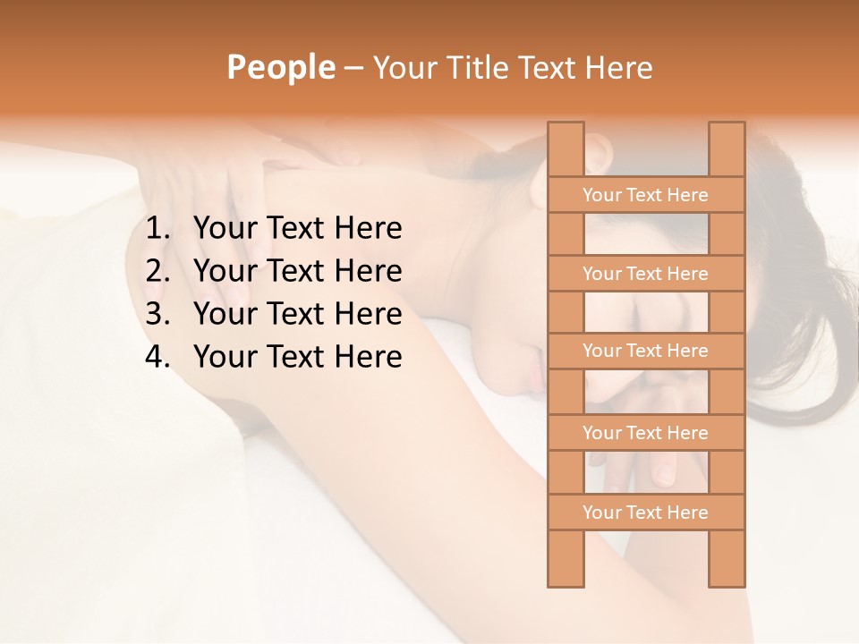 Pretty Health Care Massage PowerPoint Template
