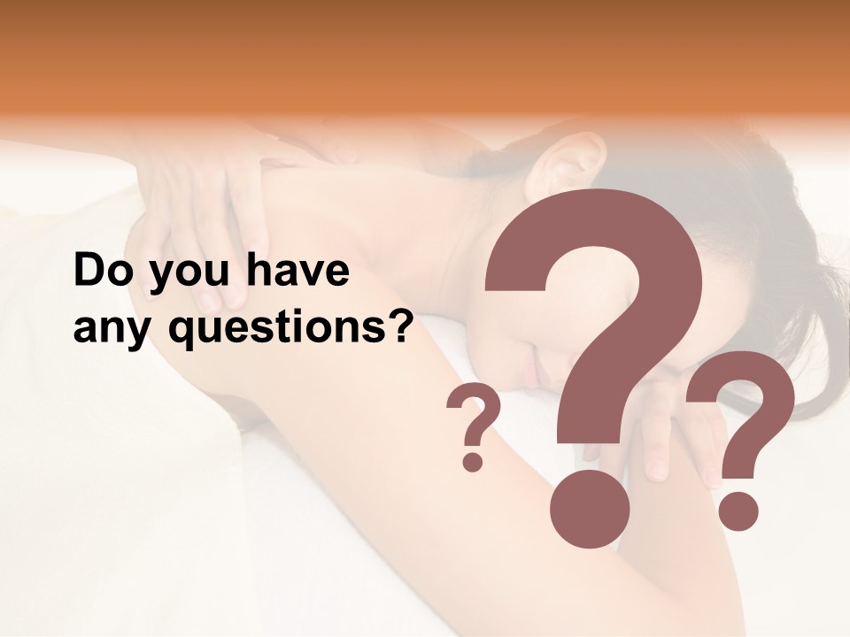 Pretty Health Care Massage PowerPoint Template