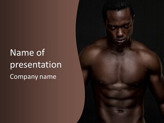 Macho Shirtless People PowerPoint Template