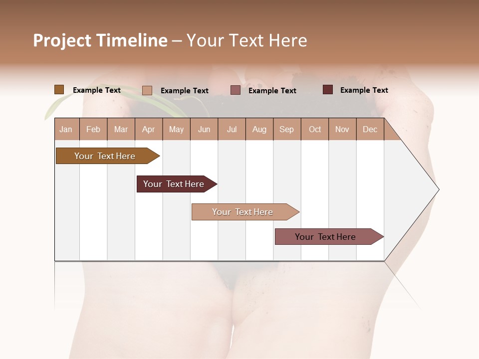 Child Cupped People PowerPoint Template