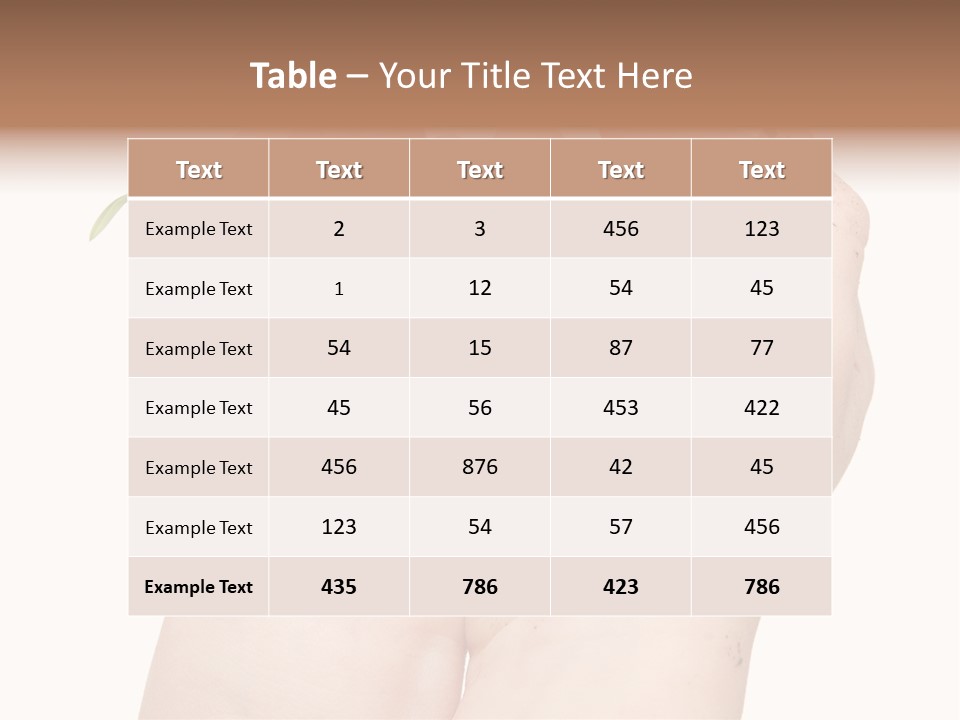 Child Cupped People PowerPoint Template