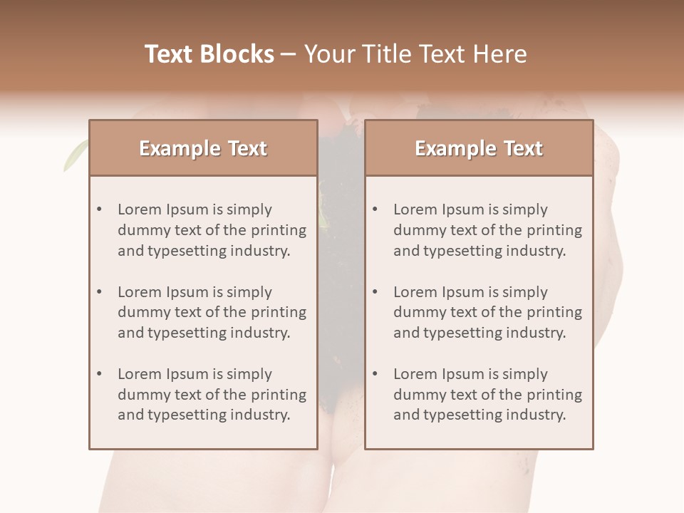 Child Cupped People PowerPoint Template