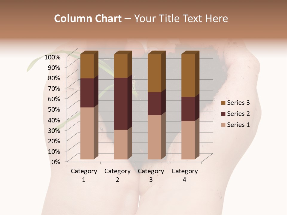 Child Cupped People PowerPoint Template