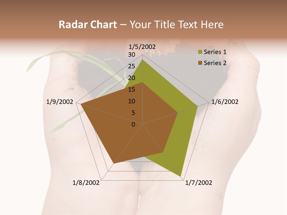 Child Cupped People PowerPoint Template
