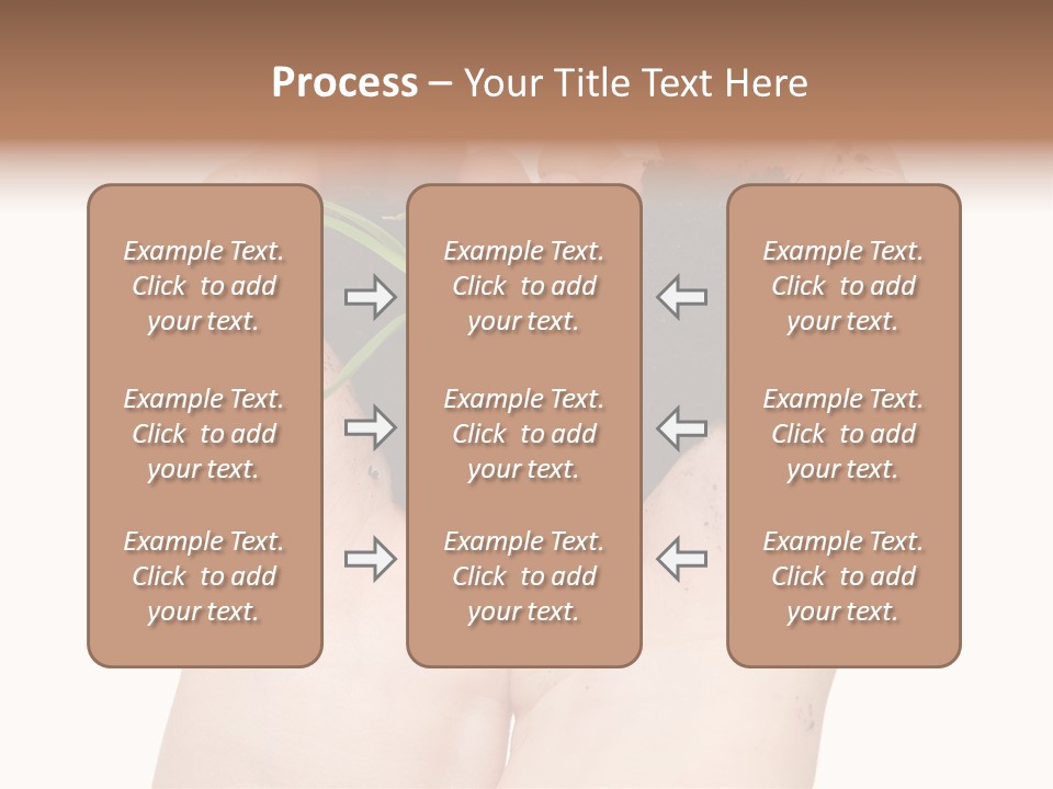 Child Cupped People PowerPoint Template