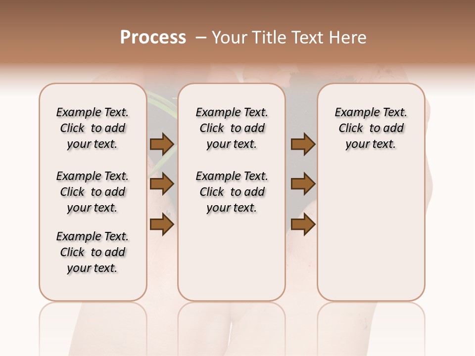 Child Cupped People PowerPoint Template