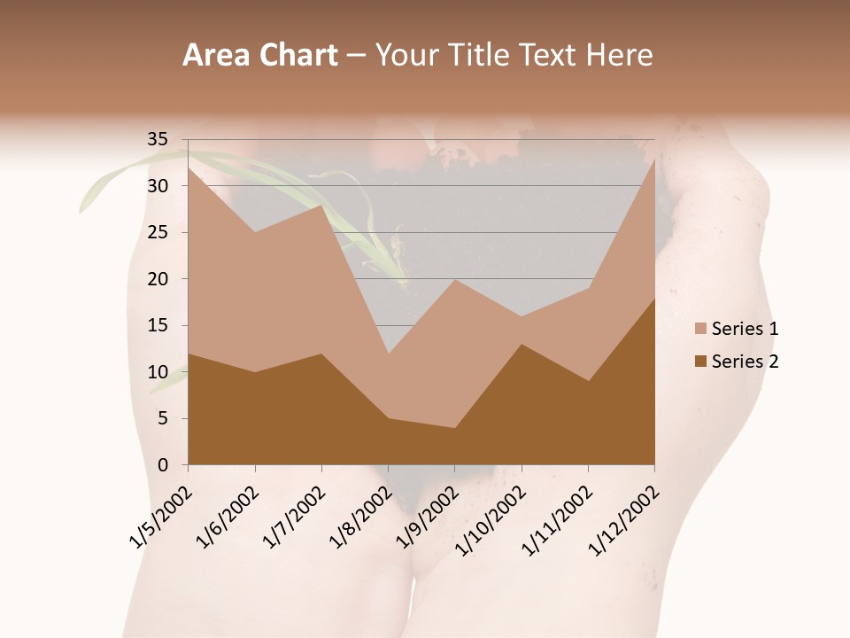 Child Cupped People PowerPoint Template