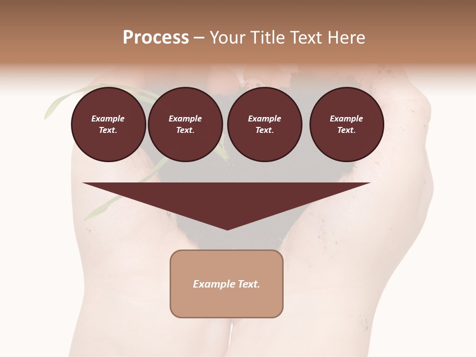 Child Cupped People PowerPoint Template