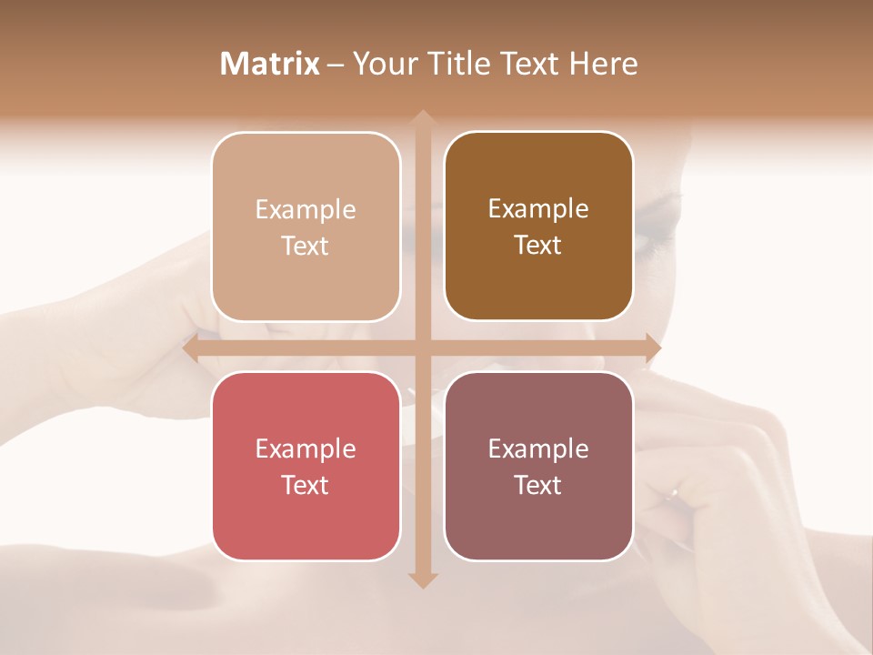 Removing Body Care Women PowerPoint Template