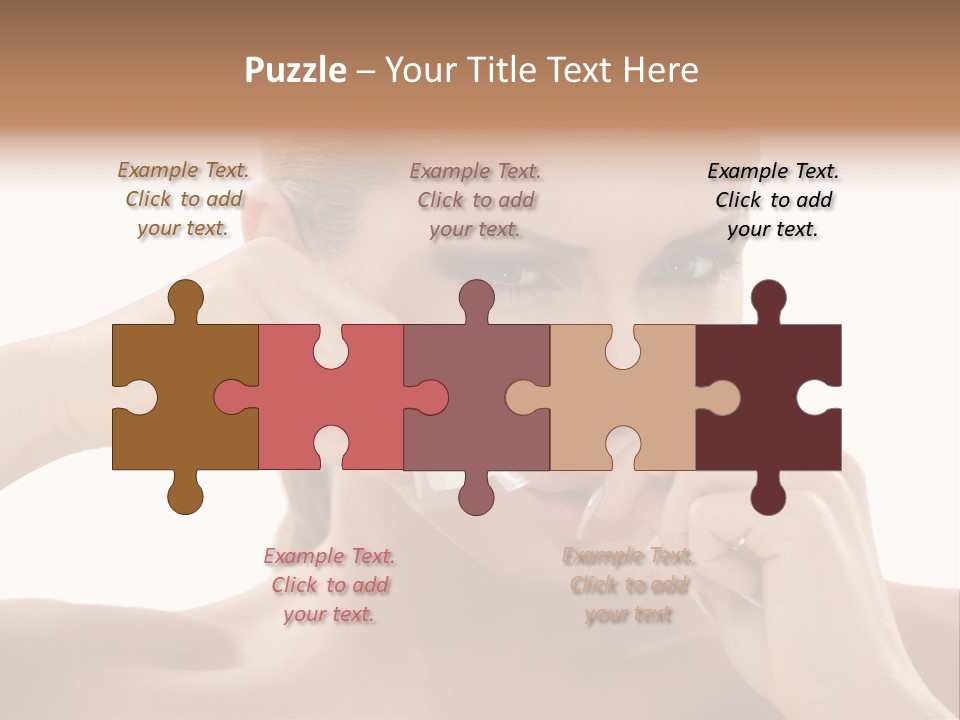 Removing Body Care Women PowerPoint Template