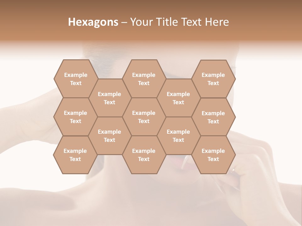 Removing Body Care Women PowerPoint Template