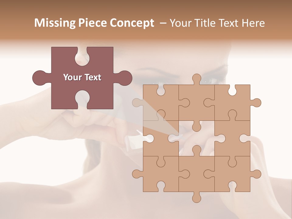 Removing Body Care Women PowerPoint Template