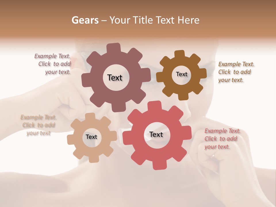 Removing Body Care Women PowerPoint Template