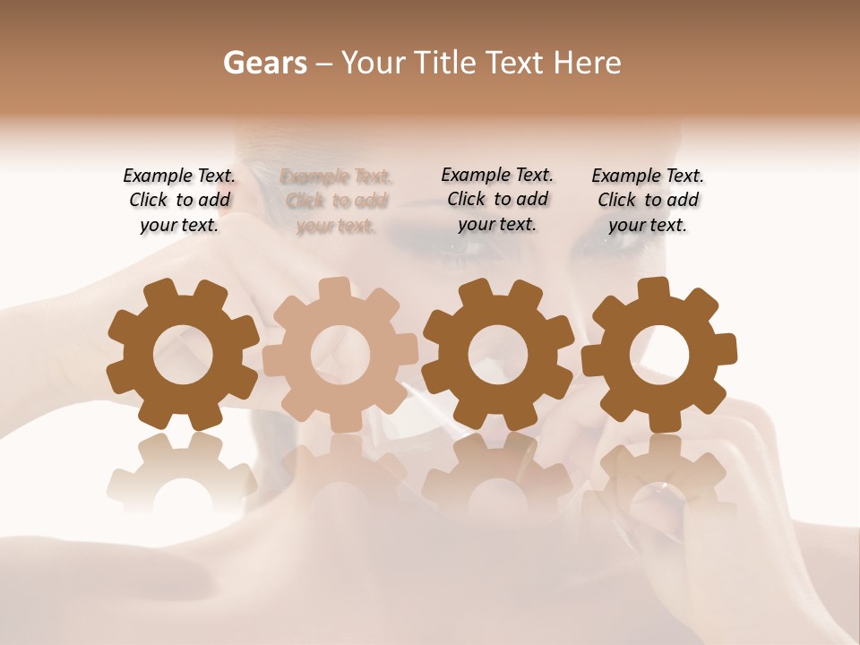 Removing Body Care Women PowerPoint Template