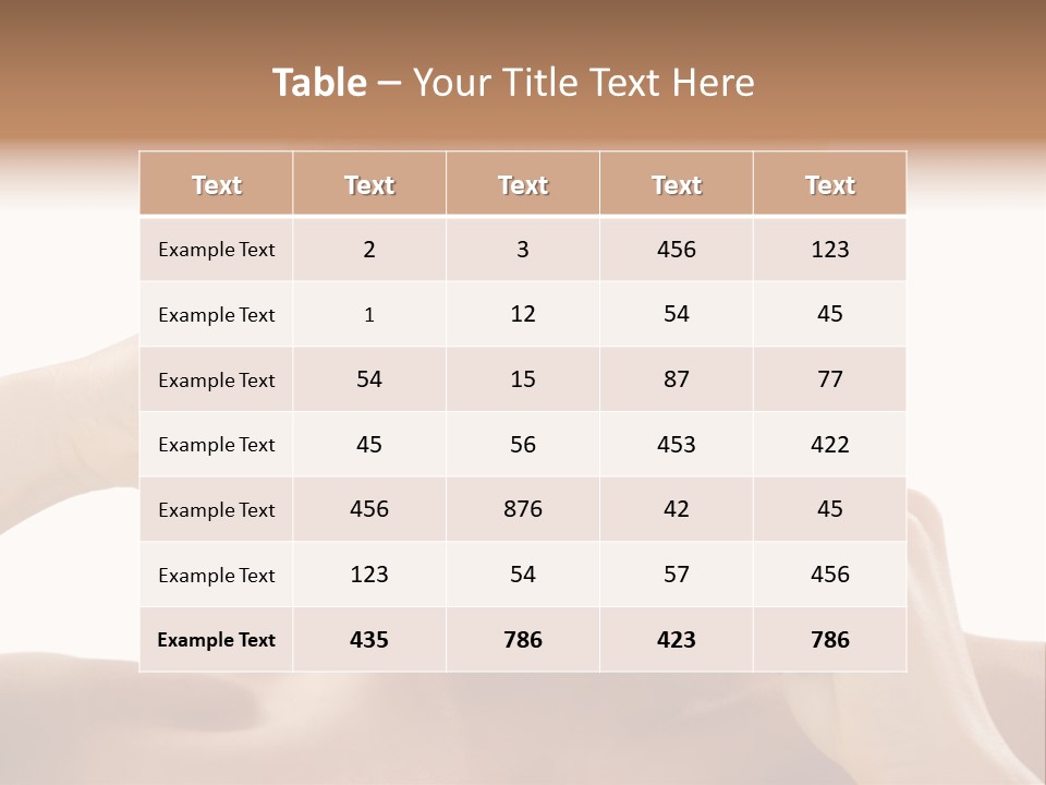 Removing Body Care Women PowerPoint Template