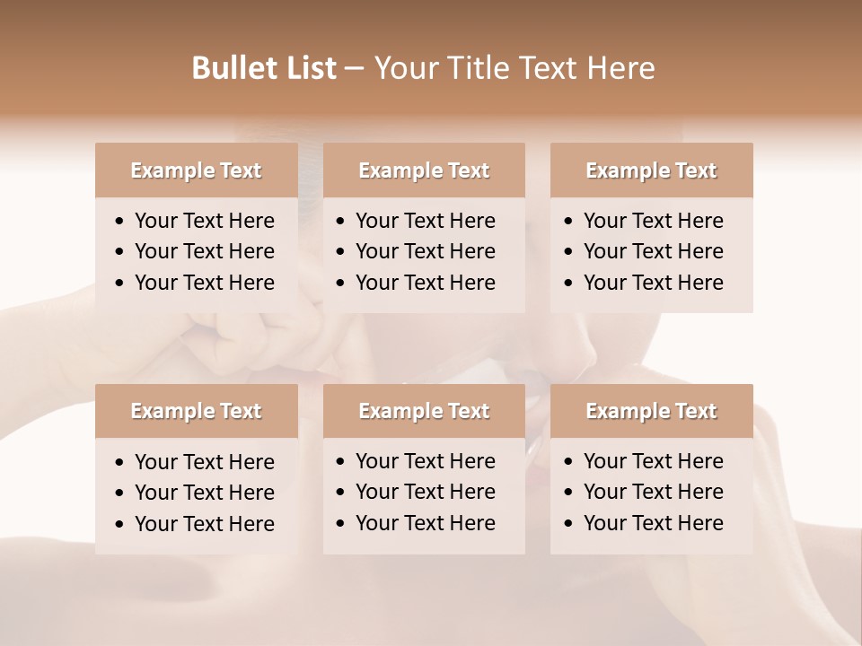 Removing Body Care Women PowerPoint Template