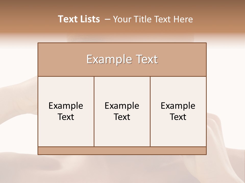 Removing Body Care Women PowerPoint Template
